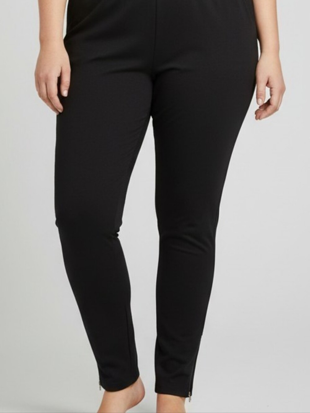 Talbots Black Zipper Ankle Skinny Pants